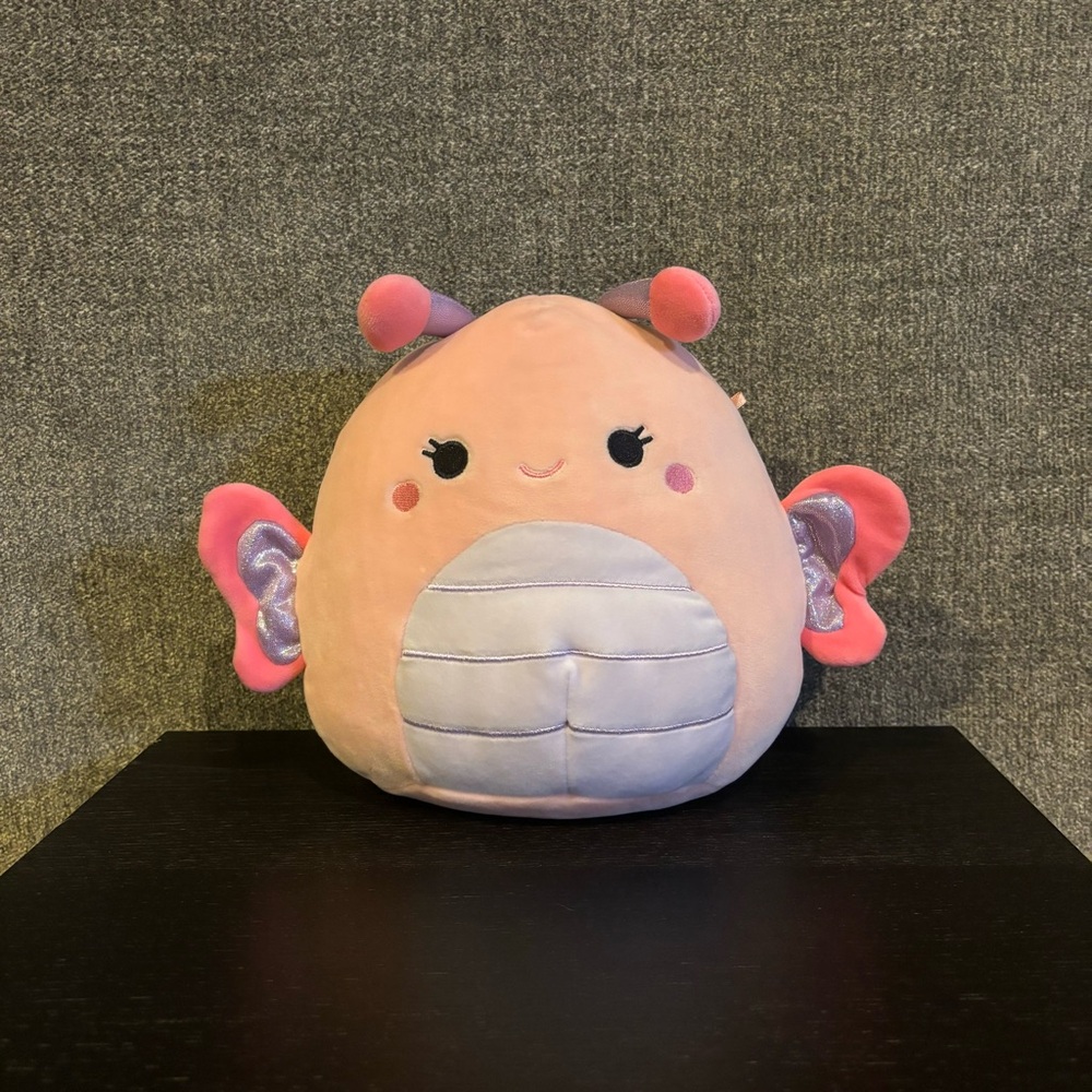 Maribel the pink butterfly 8” Squishmallow